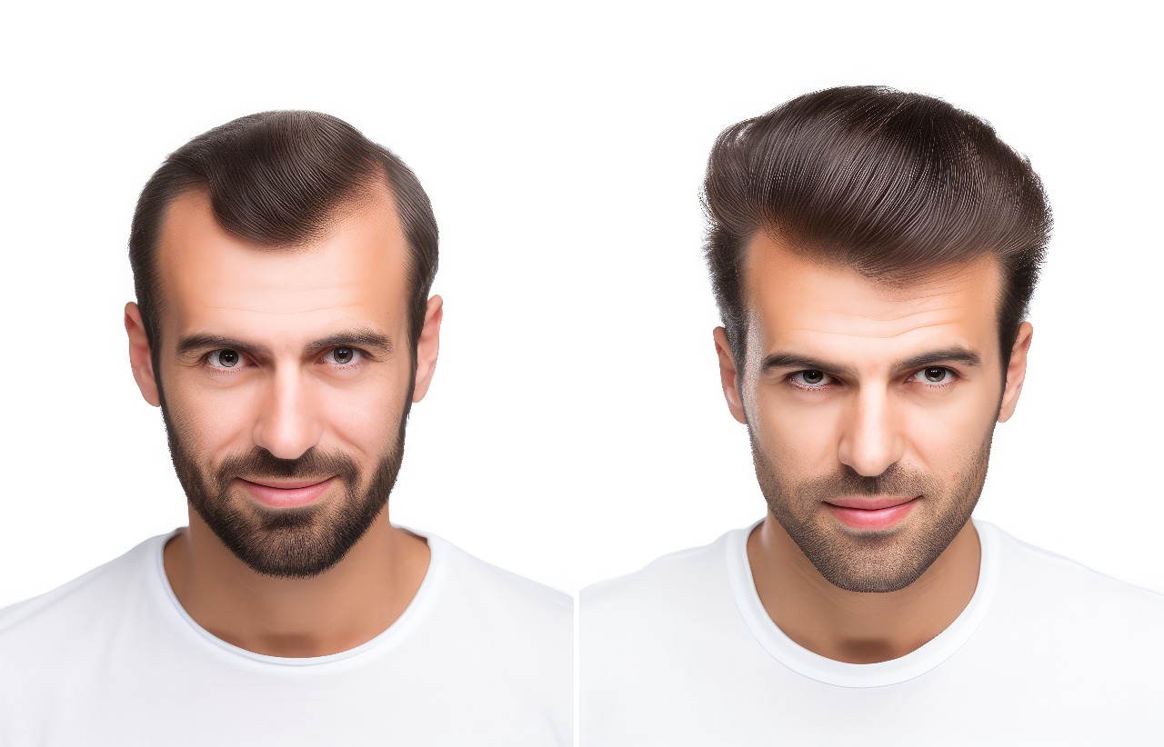 Full Lace Hair Patch Application at B The Best Hair Studio